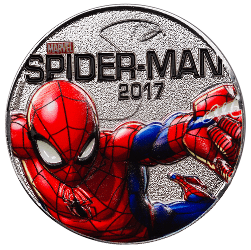 2017 MARVEL LIGHT UP 3 COIN SET IRON MAN, SPIDER-MAN, CAPTAIN AMERICA - Picture 8 of 12