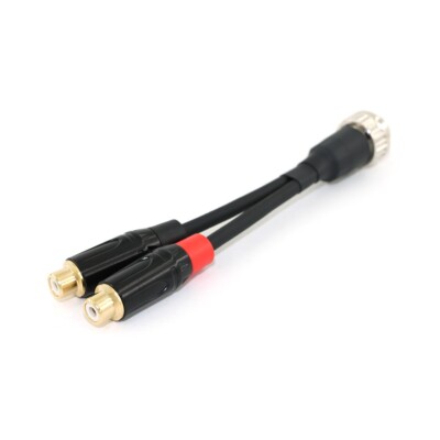 10 cm 'NAIM 4 Pin DIN - 2 x BUCHSE RCA DIN Konverter Kabel
