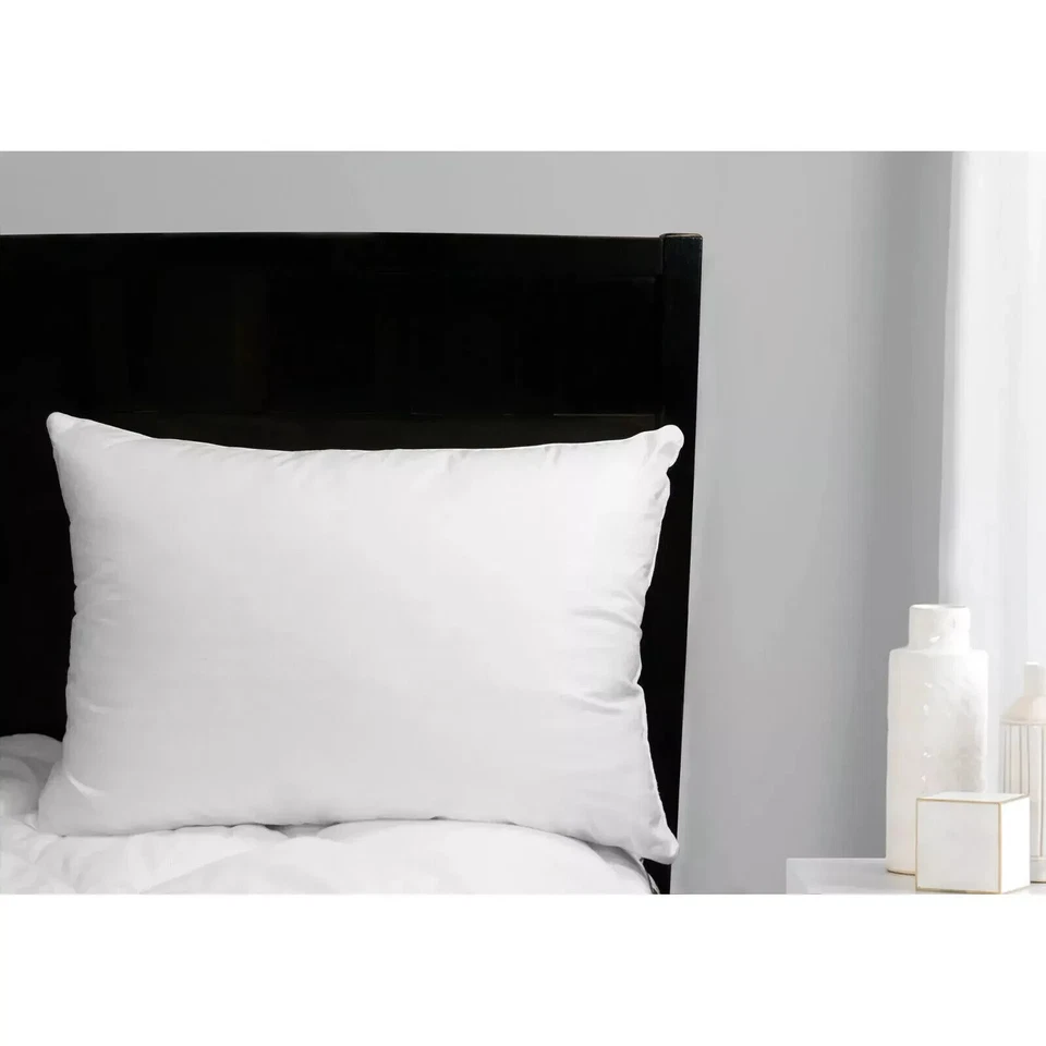 New Mainstays Comfort Complete Bed Pillow, Standard/Queen (2 pack) - Image 3 of 4