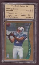 Tennessee Titans Kevin Dyson RC TFA 10 Music City Miracle, One Yard Short ROOKIE