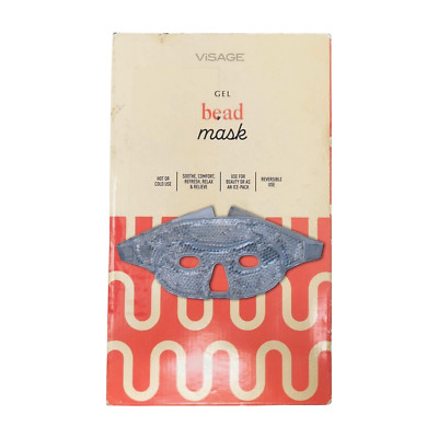 Visage Gel Bead Mask Hot Or Cold Use Reversible Use Refresh Relax & Relieve