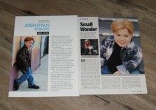 Josh Ryan Evans original TWO magazine clippings pages PHOTO article