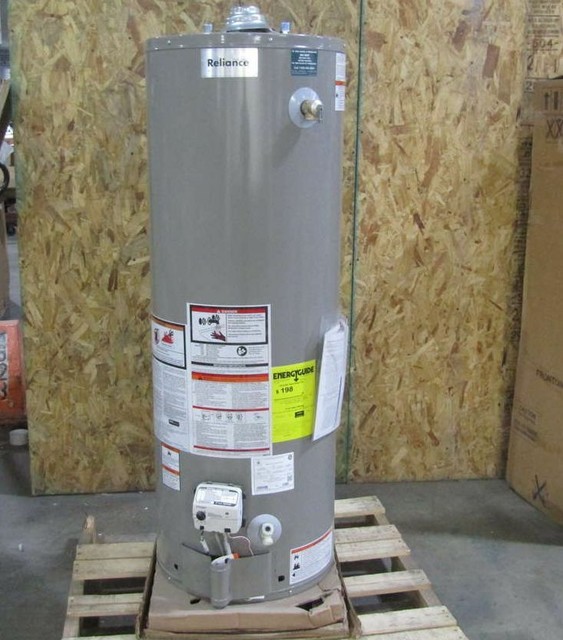 Reliance 40 Gallon Tall Natural Gas Water Heater 640NOCT eBay
