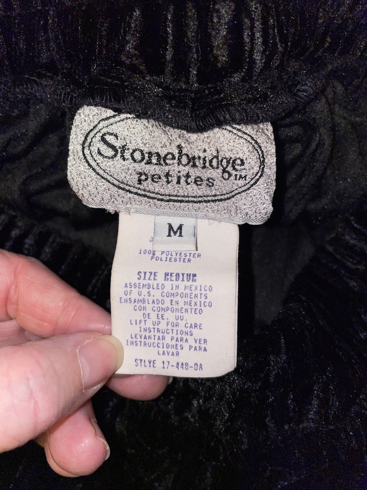 Gothic Emo Vintage Crushed Velvet skirt lace trim siz… Gem