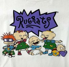 Vintage Rugrats 1998 T Shirt Viacom RARE YOUTH Large SEALED . New Old Stock