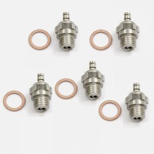 5pcs Medium Heat O.S. Spark Glow Plug NO.8 OS 8 for RC Nitro OS Engine Car Truck