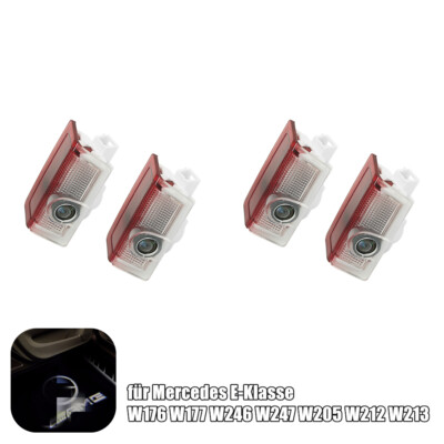 4x Auto Tür Licht Projektor LED Mercedes-benz AMG W176 W166 W247 W205 W212 W213
