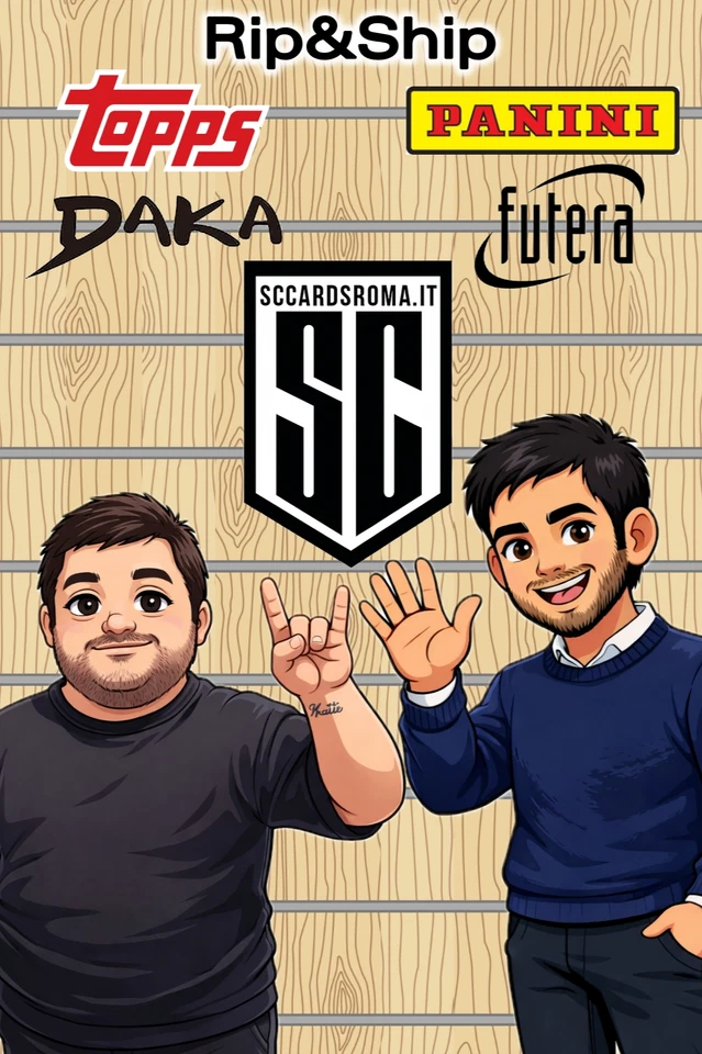 Live ScCards Roma - Rip&Ship Topps, Panini America, Daka, Futera & more