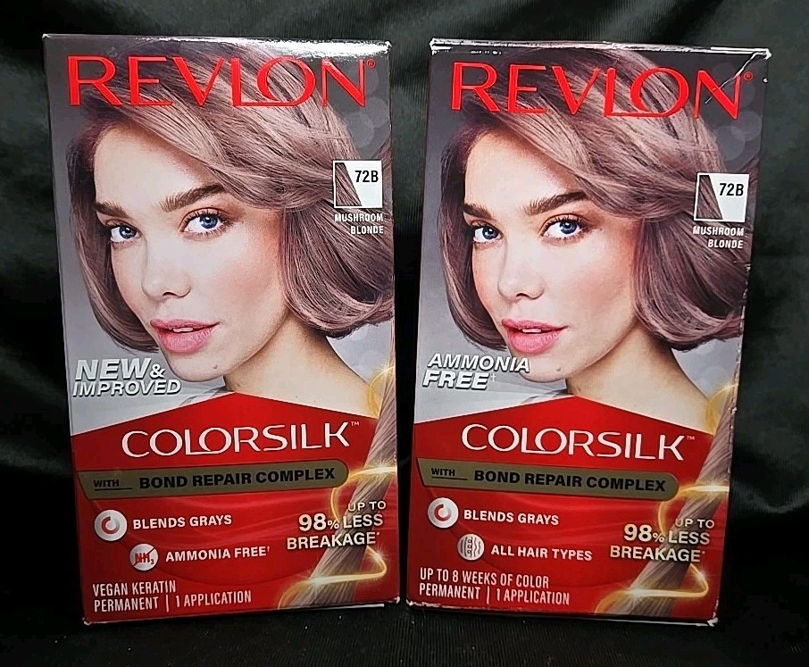 Silk Beautiful Permanent Hair Color 72b Mushroom Blonde Nib