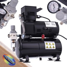 AIRBRUSH KOMPRESSOR FENGDA TANK 2 LÜFTER KOLBENKOMPRESSOR LEISE