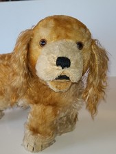 Steiff Cocker Spaniel, Articulating Head. Vintage Mohair Steiff Dog