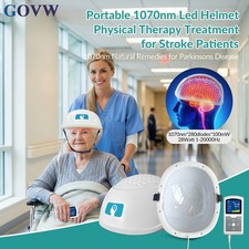 280 Diodes 1070nm Brain Therapy for Stroke Parkinson Depression Helmet 1-20000Hz