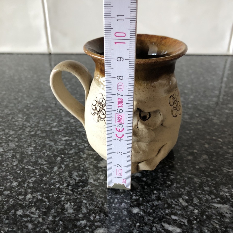 Vintage Pretty Ugly Mug Pottery Cup Hade Crafted - Made In Wales | eBay UK