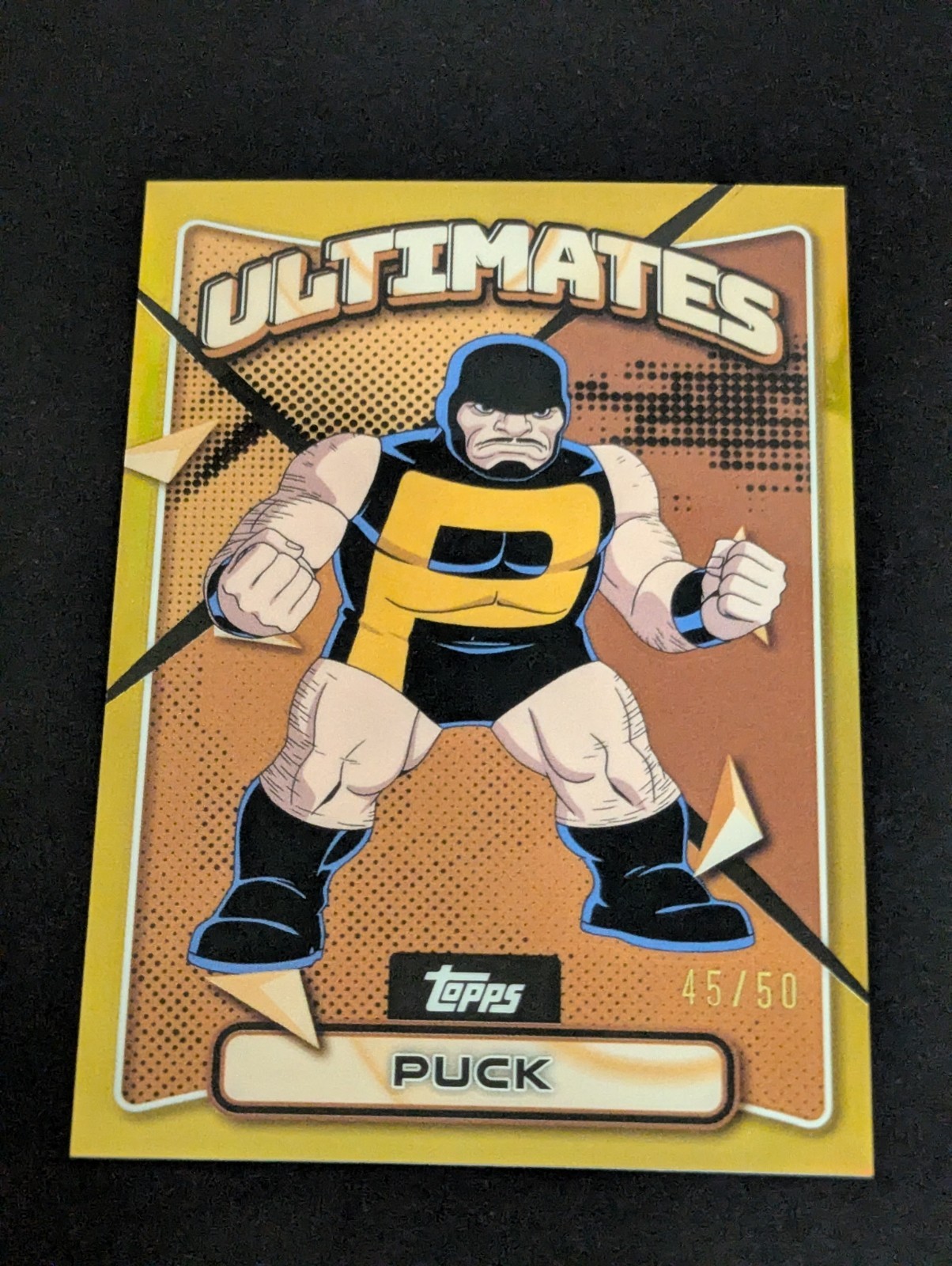 2025 Topps Finest X-Men '97 Puck GOLD REFRACTOR /50 #17