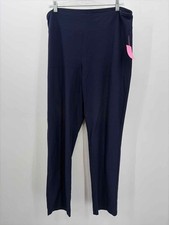 Pre-Owned Eileen Fisher Navy Size Large Pull On Pants