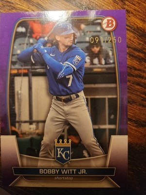 2026 Bowman Bobby Witt Jr.  numbered 091/250