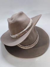 Lot of 2 Shyanne Women's Felt Western Bandana Fashion Hat Size 7 1/8