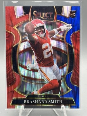 2025 Panini Select #9 Brashard Smith Red and Blue Prizm Shock