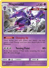 Naganadel Holofoil Holo Rare 108/214 SM - Lost Thunder Lightly Played LP Poke... on eBay