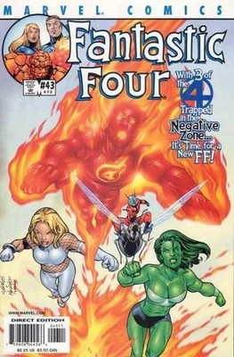 Fantastic Four (1998) #  43 (7.0-FVF) Namorita, Ant-Man, She-Hulk 2001