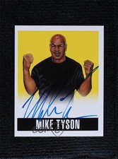2014 Leaf Originals Wrestling Alternate Art Yellow 14/25 Mike Tyson Auto 0yo1