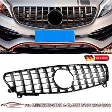 GT Sport Kühlergrill Schwarz Grill für Mercedes A Klasse W176 A200 A45 2015-2018