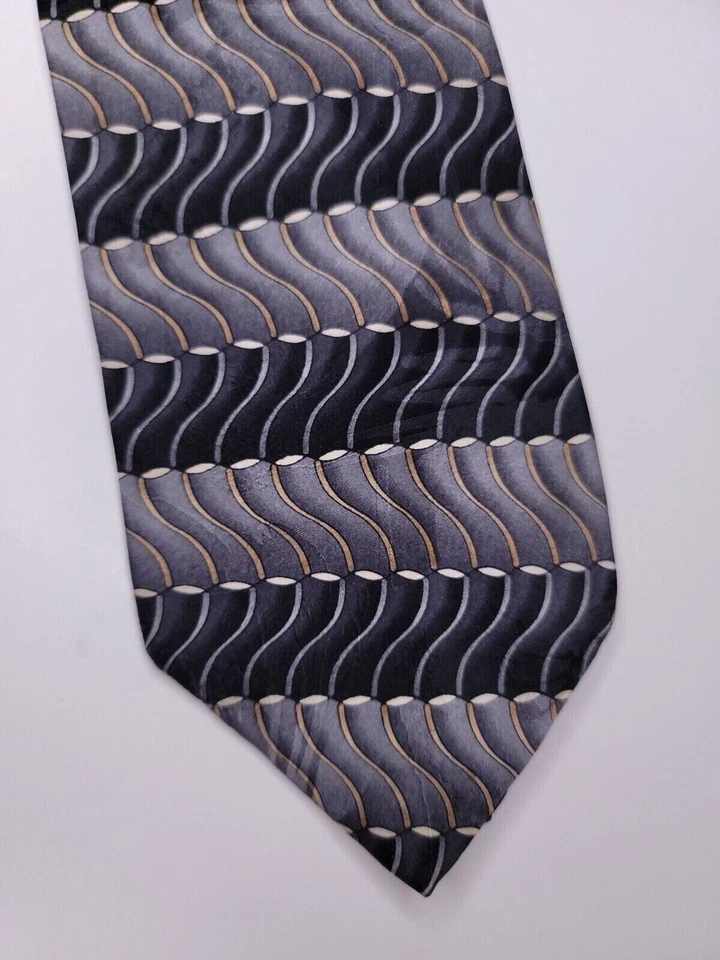 Honors Mens Formal Necktie 58"Lx3.75"W Gray Neck Tie Foto 2 de 4