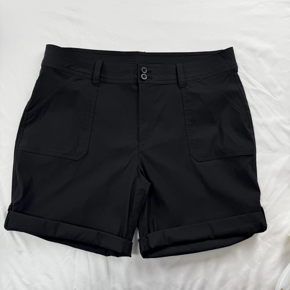Short nylon Eddie Bauer randonnée pêche en plein air camping femme
