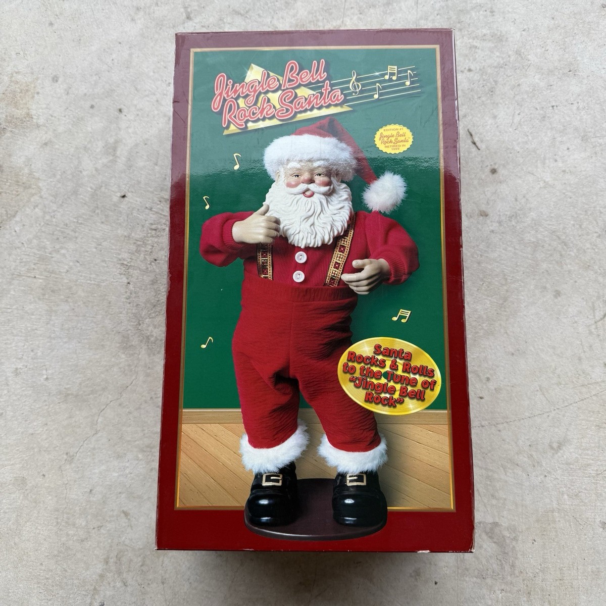 【美品】Jingle Bell Rock Santa ダンシングサンタ Rock Santa Collectibles Jingle Bell Rock Animated Santa Claus for