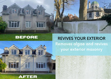 Outdoor Exterior Cleaner For Render Masonry & Brickwork Removes Moss Green Algae
