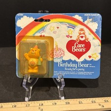 1982 Kenner Care Bears Miniature - Birthday Bear Ready For A Party - MOSC