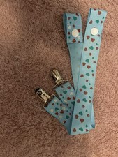 Set Of 2 Blue Pacifier Clips