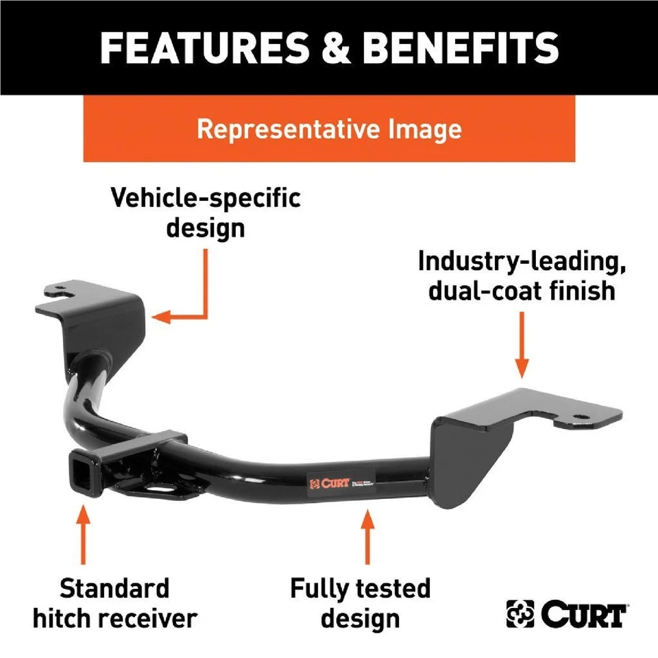 Curt Class 1 Trailer Hitch 110413 for 1994-2004 Ford Mustang Foto 3 de 4