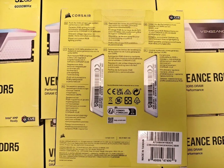 Corsair Vengeance DDR5 (2x16GB) 6000MHz DIMM Intel XMP Ready RAM 2