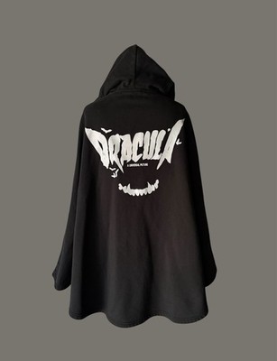 Dracula Universal Monsters Movie Hoodie Cape Sweatshirt S / M