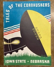 1938 NEBRASKA vs IOWA STATE FOOTBALL PROGRAM-RARE-CAMPUS CAMERA-COMPLETE-CLEAN