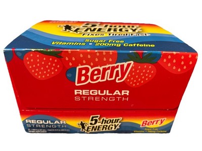 Berry 5-Hour Energy Energy Drink Sugar Free Exp 05/2027 12 Bottles (1. ...