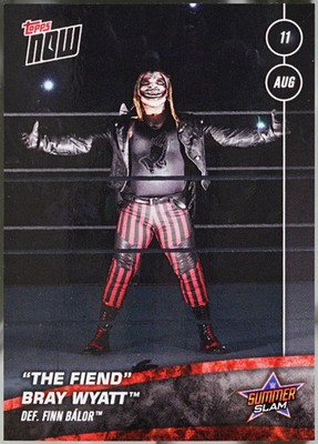 2019 Topps Now WWE #46 ''The Fiend'' Bray Wyatt Wrestling NM