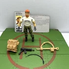 GI Joe Outback w/Accessories & File Card 1987 ARAH Hasbro New O-Ring