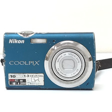 Nikon COOLPIX S230 Blue Digital Camera 3x Optical Zoom Touch Panel Japan