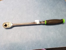 Snap On Shl80a 12 Drive Soft Grip Long Handle Ratchet - Green Used
