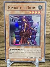YuGiOh! Invader Of The Throne MRL-026 Super Rare Unlimited Holo LP Vintage