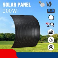 200W Flexibel Solarpanel Mono Solarmodule Kit Solaranlage Wohnmobil Boot Rv