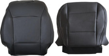 Stylish Black Perforated Leather Seat Covers for Subaru Outback 2015-2019