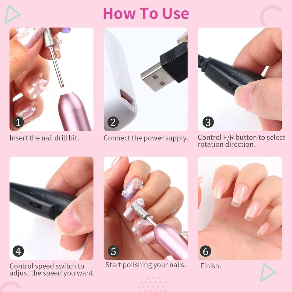 Professional Toe Nail Grinder For Thick Toenails Set Self Manicure And Pedicure - Image 4 of 4
