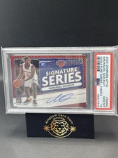 2020-21 Panini Donruss Optic Signature Series Immanuel Quickley Red Prizm PSA 10