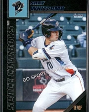 2025 Sugar Land Space Cowboys Shay Whitcomb RC Rookie Astros Minor League
