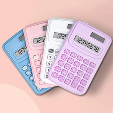 High-Quality SMALL/MINI POCKET CALCULATOR School Office Home Stationery 8 Digit