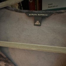 Banana Republic Wrap Dress XS Gray Black Abst...