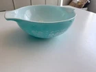 Pyrex Butterprint Turquoise Cinderella Mixing Bowl 441
